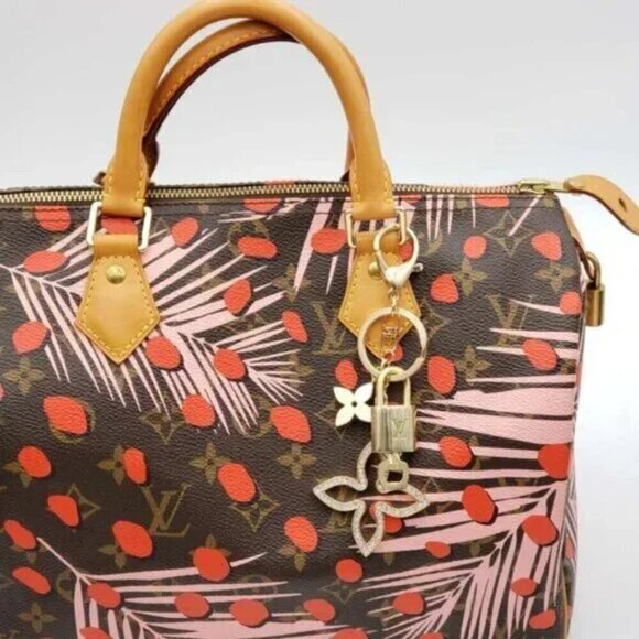 Authentic Louis Vuitton Lock & Key with unbranded Bagcharm, Keycharm 121625 - Picture 8 of 9